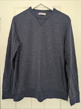 Heather Navy Crewneck Sweatshirt